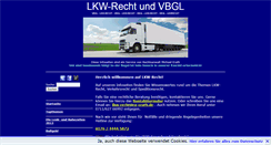 Desktop Screenshot of lkw-recht.de